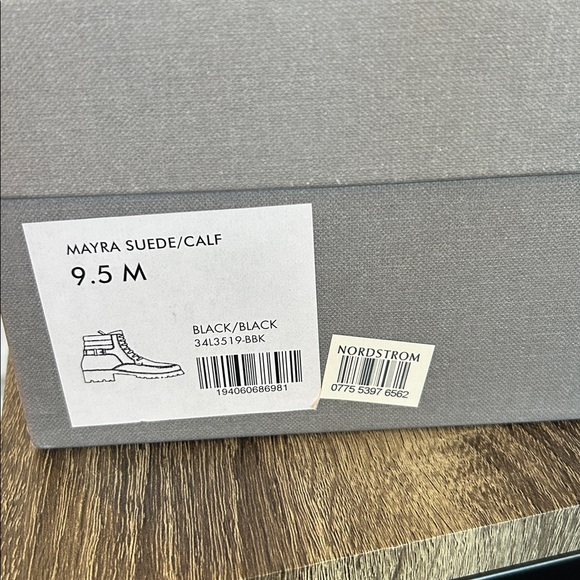 NEW Aquatalia Mayra Weatherproof Suede Leather Lace-Up & Zip Boot - Picture 11 of 16